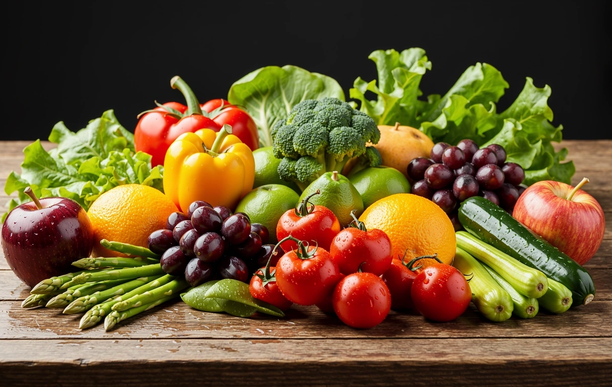 Legume și fructe proaspete pentru energie